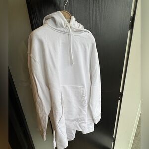 SOLD Burberry Oversized Hoodie with Plaid Lining